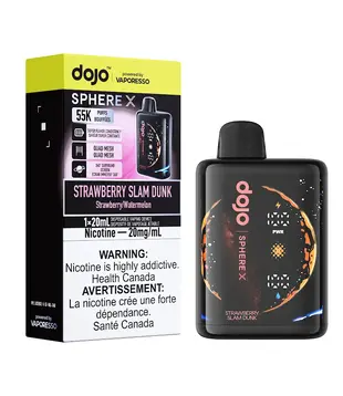 Strawberry Slam Dunk Dojo Sphere X by Vaporesso 55k Rechargeable Disposable