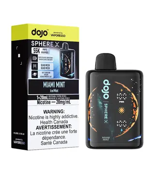 Miami Mint Dojo Sphere X by Vaporesso 55k Rechargeable Disposable