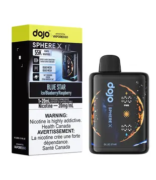 Blue Star Dojo Sphere X by Vaporesso 55k Rechargeable Disposable