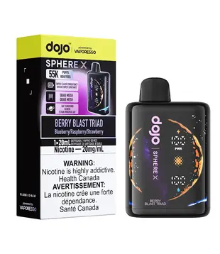 Berry Blast Triad Dojo Sphere X by Vaporesso 55k Rechargeable Disposable
