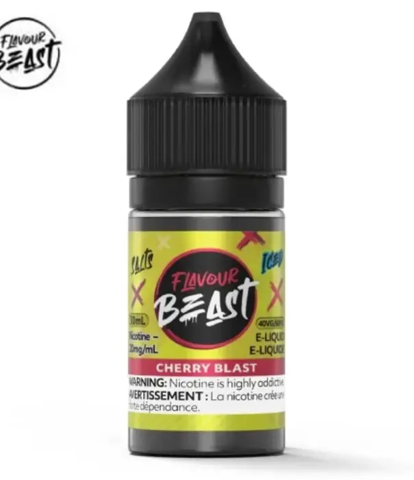 Flavour Beast Cherry Blast Ice 20mg Flavour Beast Nic Salt 30ml E-liquid