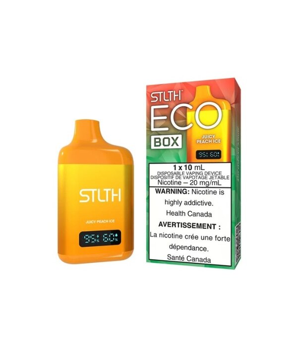 STLTH Juicy Peach Ice STLTH Eco Box 10ml Rechargeable Disposable