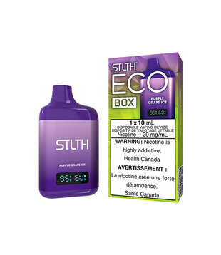Purple Grape Ice STLTH Eco Box 10ml Rechargeable Disposable