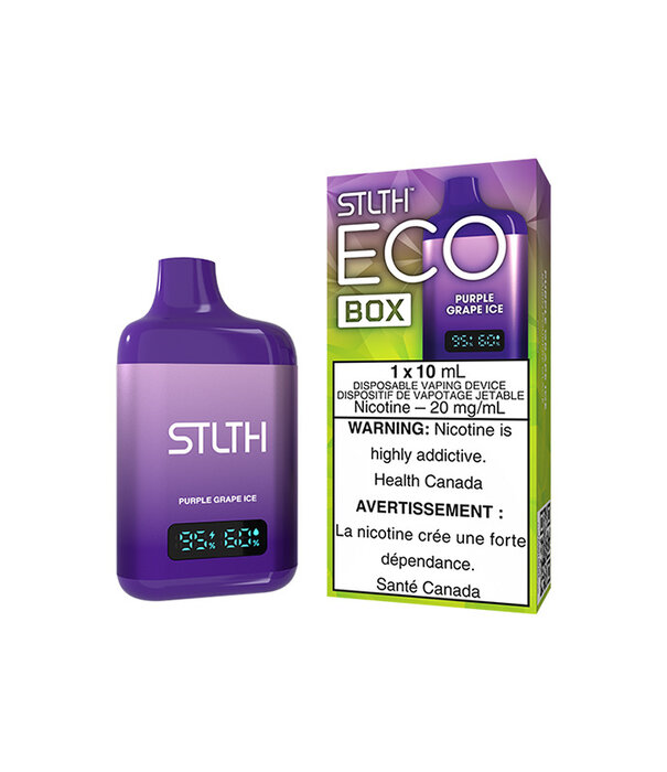 STLTH Purple Grape Ice STLTH Eco Box 10ml Rechargeable Disposable