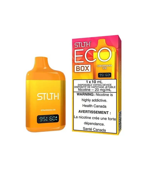 STLTH Strawnana Ice STLTH Eco Box 10ml Rechargeable Disposable