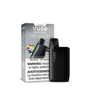 Clear - Flavour Free 20mg Vuse Pro One Starter Kit