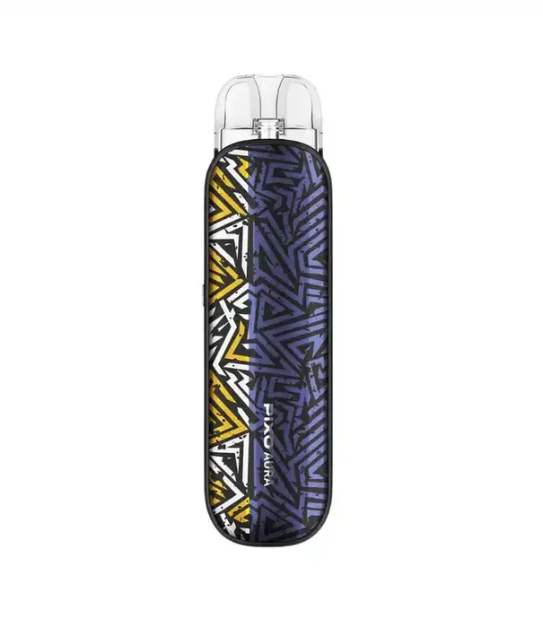 Graffiti Grey Aspire Pixo Aura Open Pod Device