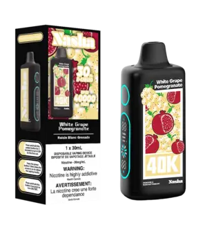 White Grape Pomegranate Nasha 40k Rechargeable Disposable
