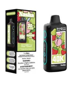 Strawberry Pear Peach Nasha 40k Rechargeable Disposable