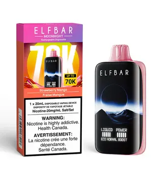 Strawberry Mango Elfbar Moon Night 70k Rechargeable Disposable