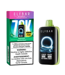 Miami Mint Elfbar Moon Night 70k Rechargeable Disposable