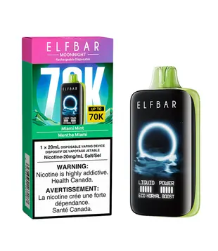Miami Mint Elfbar Moon Night 70k Rechargeable Disposable