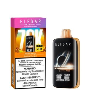 Double Mango Elfbar Moon Night 70k Rechargeable Disposable