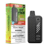 Super Sour Peach Ice Flavour Beast. East Mode Max 2 50k Rechargeable Disposable