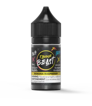 Banana Raspberry Ice 20mg Flavour Beast Nic Salt 30ml E-liquid