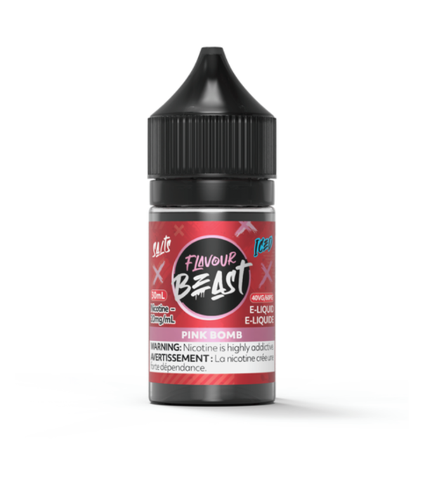 Flavour Beast Pink Bomb Ice 20mg Flavour Beast Nic Salt 30ml E-liquid