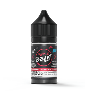 Strawberry Cherry Watermelon Ice 20mg Flavour Beast Nic Salt 30ml E-liquid