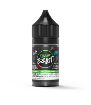 Watermelon Strawberry Kiwi Ice 20mg Flavour Beast Nic Salt 30ml E-liquid