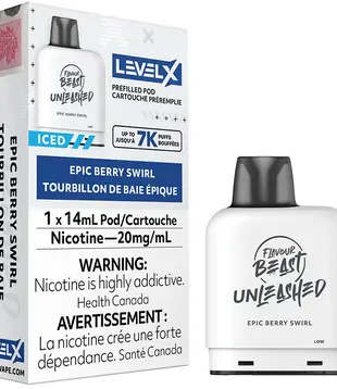 Epic Berry Swirl Ice Level X G2 50k Flavour  Beast Unleashed Pod