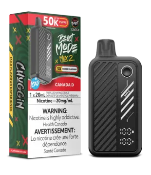 Canada D Ice Flavour Beast Beast Mode Max 2 50k Rechargeable Disposable