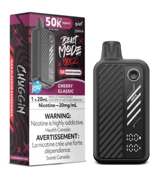 Cherry Classic Ice Flavour Beast Beast Mode Max 2 50k Rechargeable Diposable