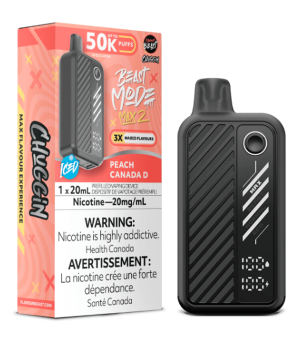 Flavour Beast Peach Canada D Ice Flavour Beast Beast Mode Max 2 50k Rechargeable Disposable