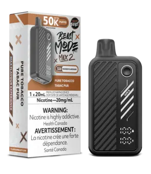 Pure Tobacco Flavour Beast Beast Mode Max 2 50k Rechargeable Disposable