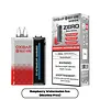 Raspberry Watermelon Ice Rocky Vapor Ox Bar M20K Zero Nicotine Rechargeable Disposable