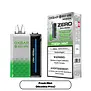 Fresh Mint Rocky Vapor Ox Bar M20K Zero Nicotine Rechargeable Disposable