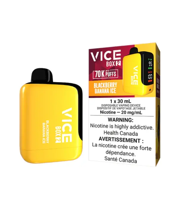 Vice Blackberry Banana Ice Vice Box 2 70k Rechargeable Diposable