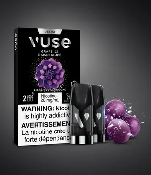 Grape Ice 20mg Vuse Ultra Carton