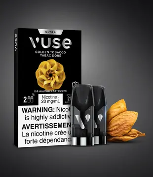 Golden Tobacco 20mg Vuse Ultra Pod 1 Pack