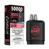 Strawberry Classic Ice Flavour Beast Chuggin Level X G2 Ultra 50k Disposable Vape Pod