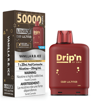 R.B. Ice Flavour Beast Chuggin Level X G2 Ultra 50k Disposable Vape Pod