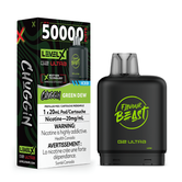 Green Dew Ice Flavour Beast Chuggin Level X G2 Ultra 50k Disposable Vape Pod