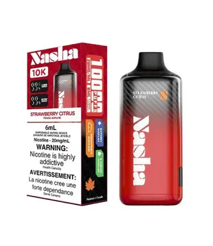 Strawberry Citrus Nasha 10k Rechargeable Disposable