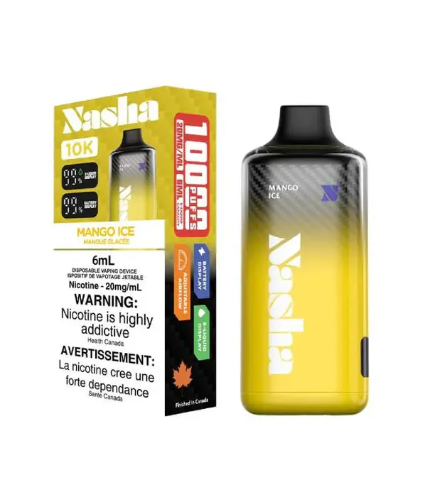 Boosted Mango Ice Nasha 10k Rechargeable Disposable