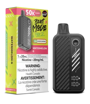 Watermelon G Flavour Beast Beast Mode Max 2 50k Rechargeable Disposable