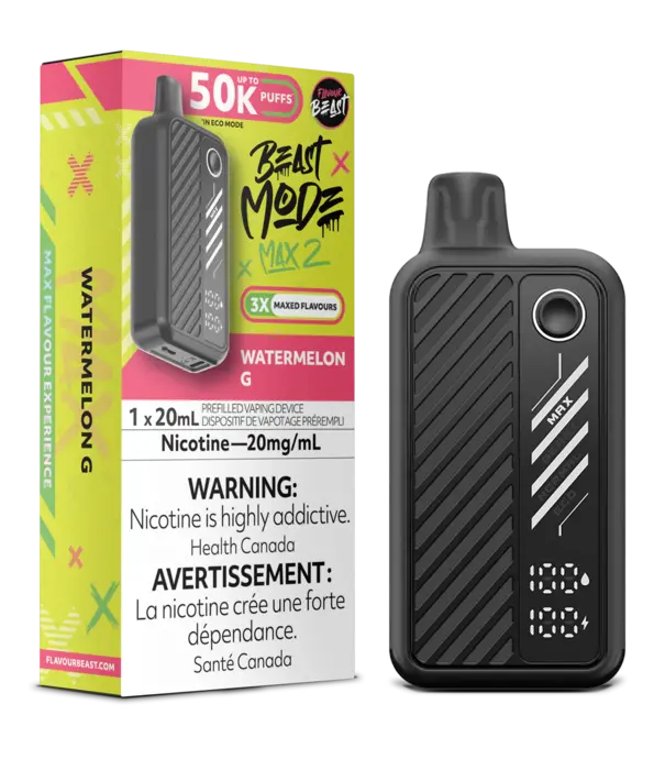 Flavour Beast Watermelon G Flavour Beast Beast Mode Max 2 50k Rechargeable Disposable
