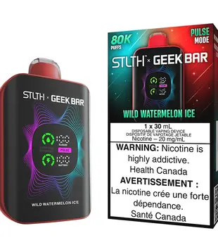 Wild Watermelon Ice STLTH X Geekbar 80k Rechargeable Disposable