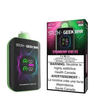 Strawberry Kiwi Ice STLTH X Geekbar 80k Rechargeable Disposable