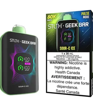 Sour C Ice STLTH X Geekbar 80k Rwchargeable Disposable