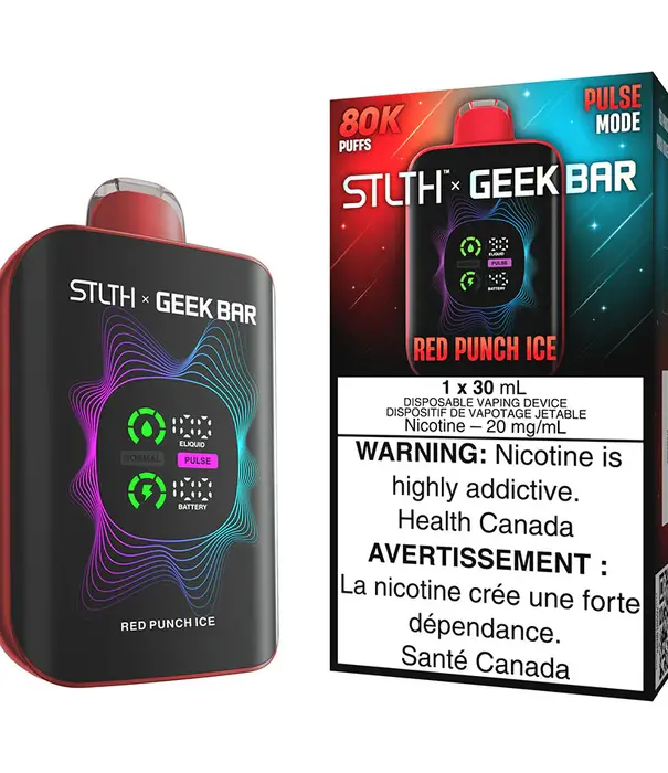 STLTH Red Punch Ice STLTH X Geekbar 80k Rechargeable Disposable