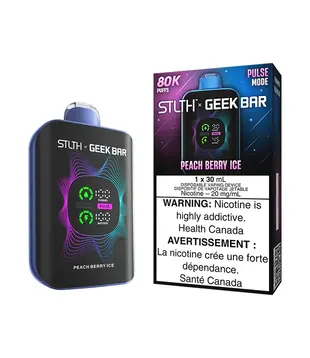 Peach Berry Ice STLTH X Geekbar 80k Rechargeable Disposable