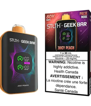 Juicy Peach STLTH X Geekbar 80k Rechargeable Disposable