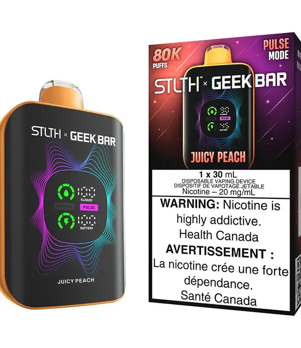 STLTH Juicy Peach STLTH X Geekbar 80k Rechargeable Disposable