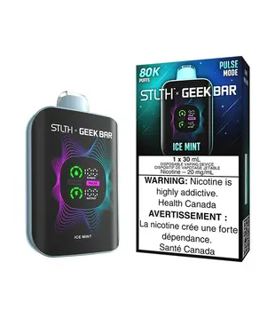 Ice Mint STLTH X Geekbar 80k Rechargeable Disposable