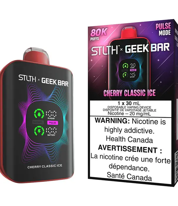 STLTH Cherry Classic Ice STLTH X Geekbar 80k Rechargeable Disposable