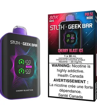 Cherry Blast Ice STLTH X Geekbar 80k Rechargeable Disposable