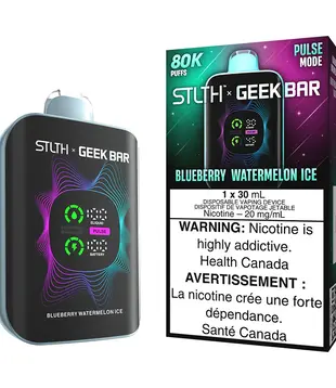 Blueberry Watermelon Ice STLTH X Geekbar 80k Rechargeable Disposable